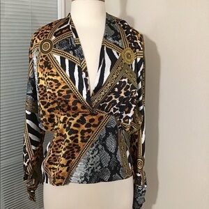 Her Bottari sz L crop top bat wing carrier